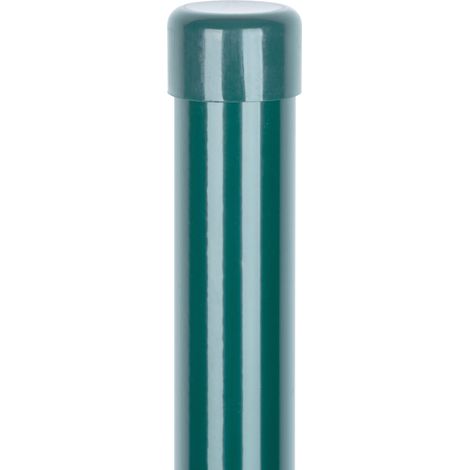 Pfosten Strend Pro METALTEC, 48/1750/1,25 mm, grün, rund, Kappe, Zn+PVC, RAL6005