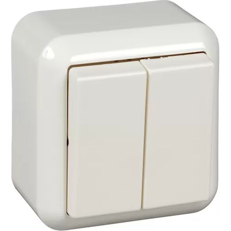 Elso Serienschalter 10A CONTURA Steckklemme reinweiß 381504 (1/2)