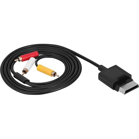 Câble Abs Av de 1.8M pour 360 Slim, Cordon Vidéo de Remplacement de Haute qualité pour Composants de Console de Jeu (1/5)