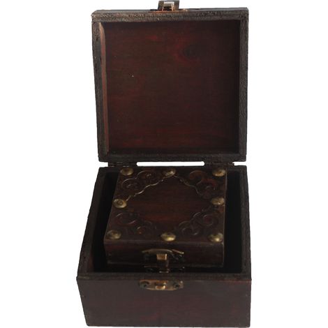 Ensemble de 2 boîtes carrées gothiques- Vendu par 1 (1/4)