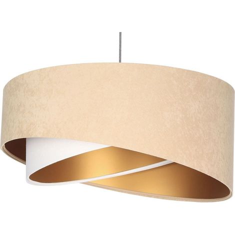 Suspension asymetric 060-030 - Beige, blanc, or (1/5)