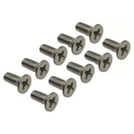 Tornillo M4x10mm avellanado (10 uds)