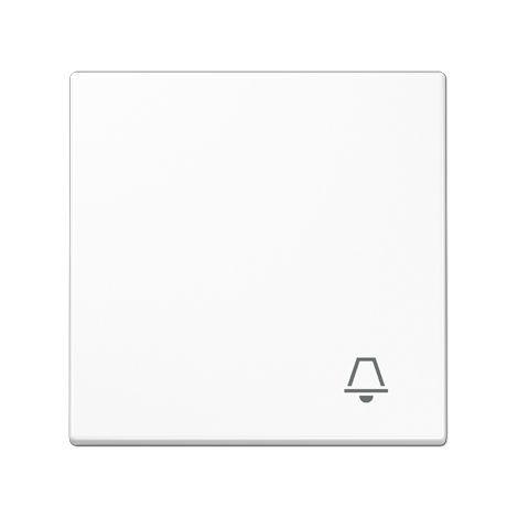 Tecla pulsador con símbolo de luz BLANCO JUNG LS 990 K WW (1/2)