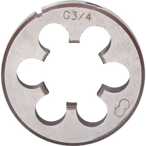 Filière Ronde Cylindrique Droite pour Filetage G3/4, Outil à Main pour Tuyaux (1/5)