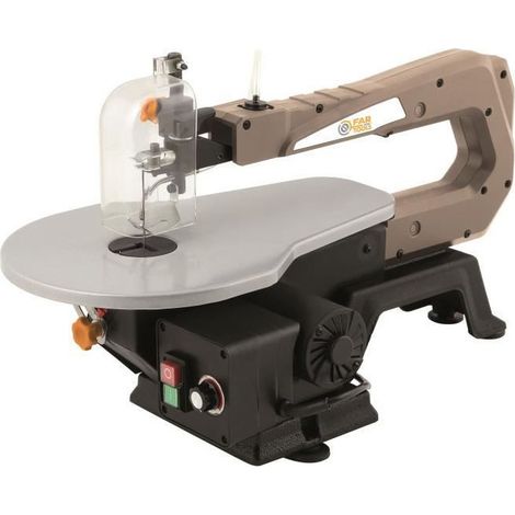 Fartools – Scie à chantourner 120W – Table inclinable 413x253mm à 45° – Vitesse variable 400 à 1600tr/min – Capacité de coupe 405x50mm pour bois dur (1/10)