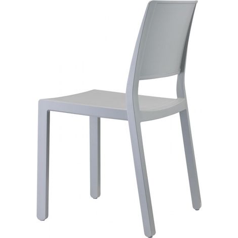 Sedia KATE confezione da 6 pezzi grigio chiaro (1/4)