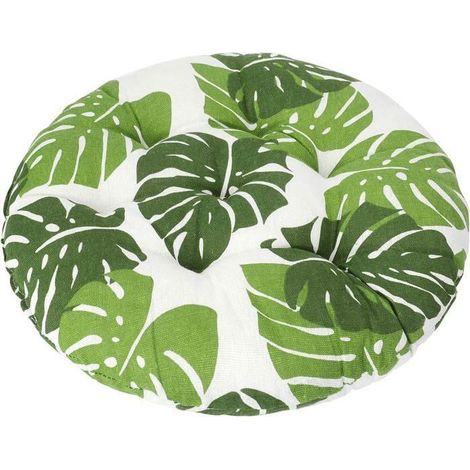 Coussin de chaise rond de 15 pouces, confortable pour intérieur et extérieur, idéal pour terrasse ou bureau YYV (1/4)