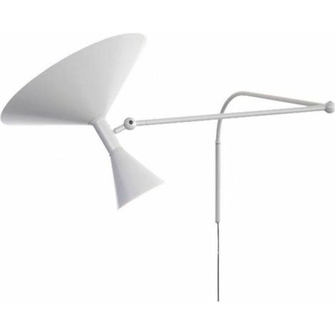 [GEBRAUCHT] B-Ware Nemo Lampe De Marseille Wandleuchte Kalk Weiß/Matt/Lx H 166x80cm/Ohne Leuchtm.