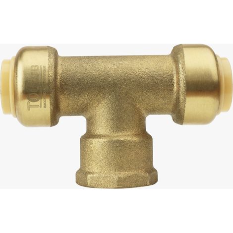 Conector TOUTUB Femenino 1/2 en Latón Ø16 - Redondeado
