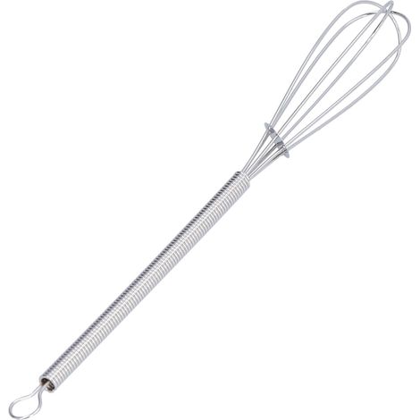 Handbesen aus Edelstahl für den Hausgebrauch zum Schlagen, Pürieren, Rühren und Mixen (1/5)