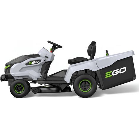 Ego Power+ – Tondeuse tracteur à batterie 98 cm – 4 batteries 10Ah – Système de lames jumelées pour coupe nette – Siège ergonomique (1/5)