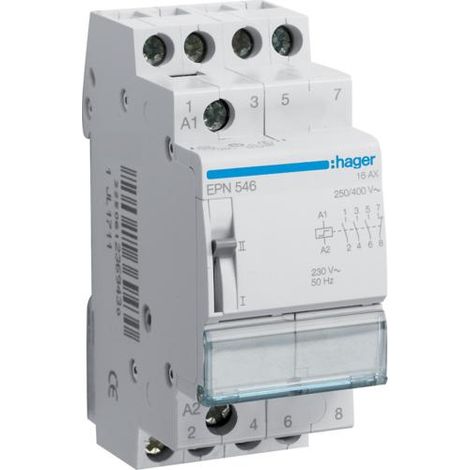 Télérupteur 3F+1O 230V HAGER EPN546