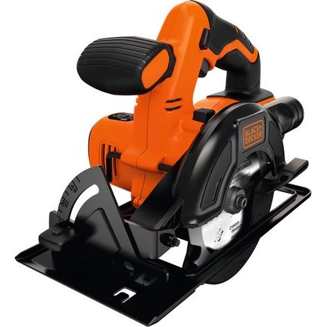 Black & Decker – Scie circulaire sans fil 18V – Lame 140 mm – Profondeur de coupe 43 mm – Vitesse 3700 tr/min – Extraction de poussière intégrée