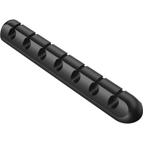 Support de câble en silicone pour bureau, organiseur de câbles à 7 emplacements, clip de câble auto-adhésif pour câbles de charge (1/2)