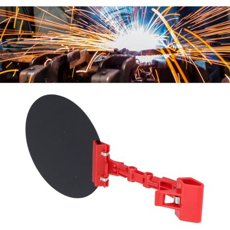 Couvercle de soudage à changement de couleur automatique, couvercle de protection, écran lumineux pour machine à souder, déflecteur anti-lumière intense spécial soudage TIG, rouge (1/5)