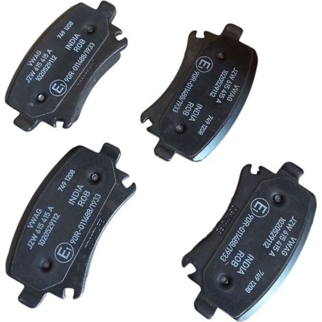 Pastiglie freno posteriori compatibile per audi a3 ii (8p) dal 2003-2012
