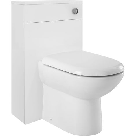 Nuie Ivo Design BTW Toilet with WC Unit and Cistern - Soft Close Seat (1/5)