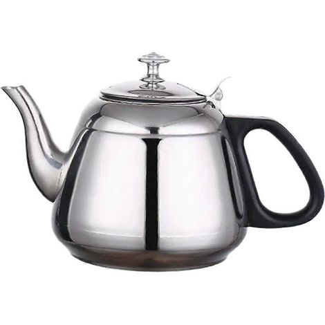 Bouilloire à thé/eau 1,2 L/1,5 L/2 L en acier inoxydable, compatible induction, idéale pour la maison et le camping. (1/5)