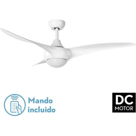 Ventilatore da soffitto DC Canea 24W Bianco 3 Pale (1/4)