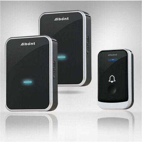 Wireless Doorbell, Waterproof Door Bell Electronic Chime Kit with 2 Plug-in Receivers, 150M Range, 45 Melodies at 4 Volume Level for Home, Office, Hotel (1/5)