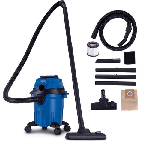 Scheppach – Aspirateur eau et poussières 3 en 1 sans fil 20V – Cuve 12L – Puissance d’aspiration 10 kPa – Longueur tuyau 1,5 m – Accessoires inclus