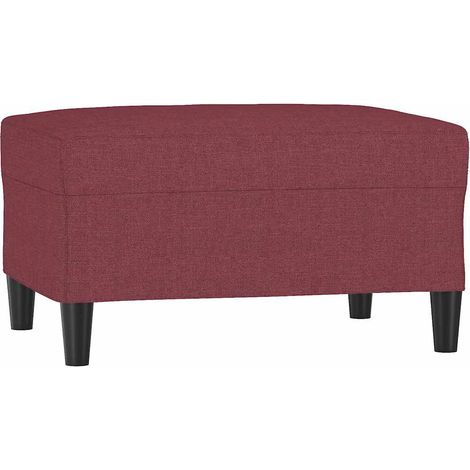 Fußhocker Weinrot 70x55x41 cm Stoff vidaXL (1/5)