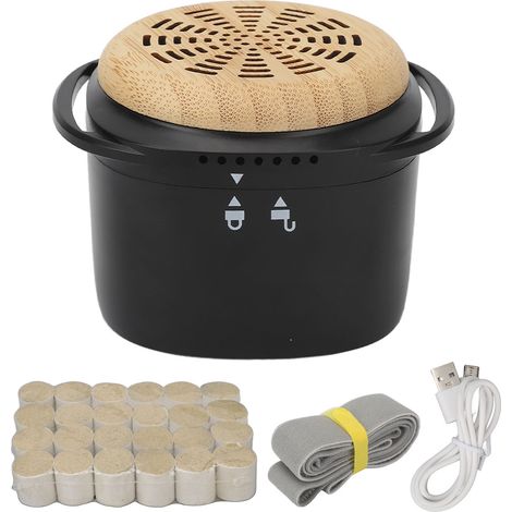 Appareil de moxibustion électronique pour salon de beauté avec contrôle intelligent de la température, boîte de moxibustion portable sans fumée, appareil de physiothérapie à domicile (1/5)