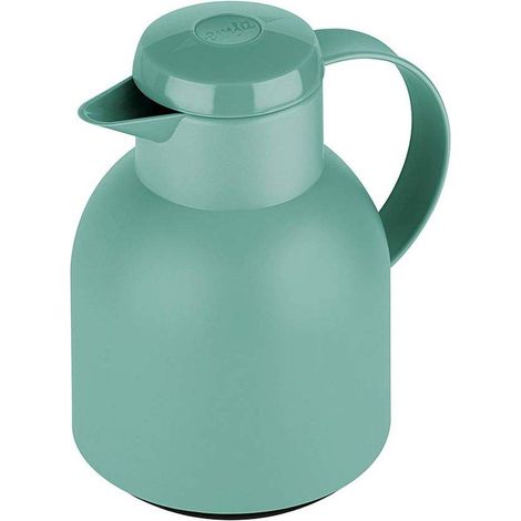 Emsa f4010200 Samba – Caraffa termica, in plastica, 1 litri, Cipria – Verde (1/5)