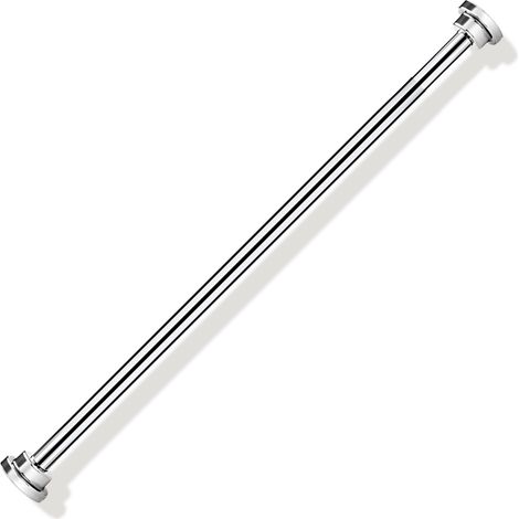 Barre de douche à ressort, barre de rideau de douche antirouille, barre de rideau de salle de bain réglable