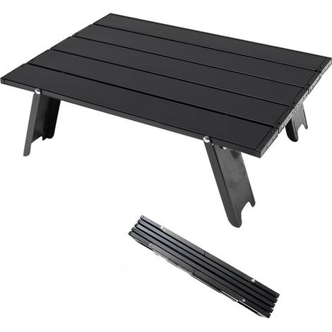 Table de camping repliable - 39,5 x 28,5 x 13 cm - petite table de camping pliable - table de camping légère - pique-nique - mini table pliante (1/5)
