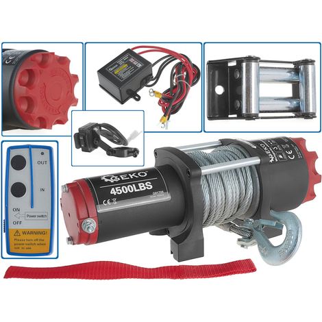 Winch Eléctrico 12V 4500LB para Terrenos Difíciles (1/5)