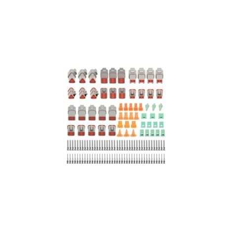 Connecteur Automobile, Sets Ensembles 140PCS Connecteur Imperméable DT à 2/3/4/6/ Pin avec boîte, Auto Terminal Connecteur de Fil de Voiture Électrique Étanche pour Moto Camion Bateaux