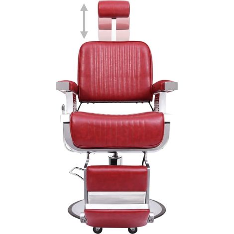 Maison Exclusive - Silla de peluquería de cuero sintético rojo 68 (1/5)