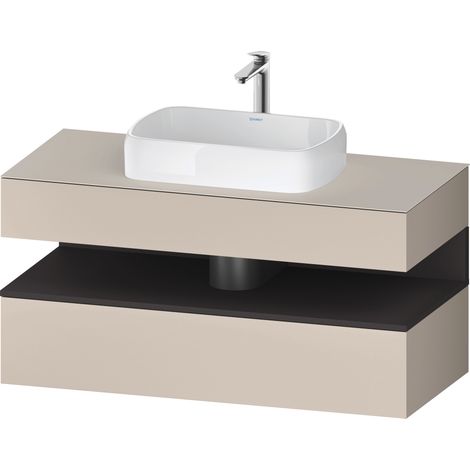 Duravit Collection One Meuble sous-vasque sur console, 1 tiroir, (1/2)