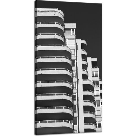 Leinwanddruck Architektur Gebäude Balkon 40x80