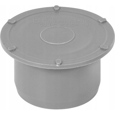 Tycner PP Blindstopfen 50 mm Grau 083 (1/2)