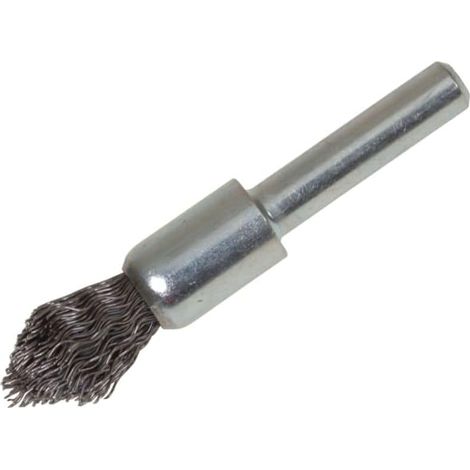 LESSMANN Precision Steel Wire Brush with Sharp-Tipped Bristles for Detailed Cleaning and Surface Preparation