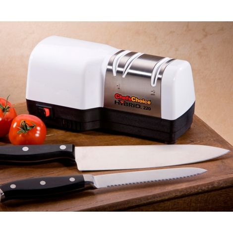 ChefsChoice Hybrid 220 Elektrischer Schärfer Schwarz Edelstahl
