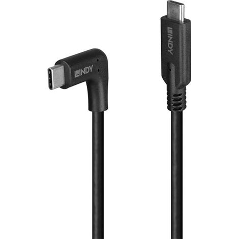 LINDY 1.5m USB 3.2 Typ C Kabel 90 Grad gewinkelt