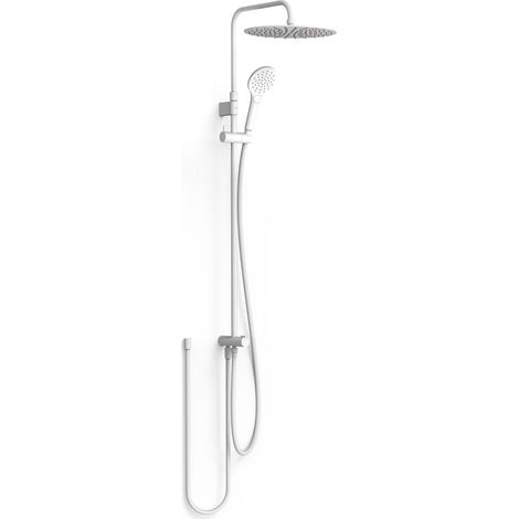 TRES 19063502BM Conjunto de Ducha Adaptable a Cualquier Grifo Color Blanco Mate - ref: 19063502BM