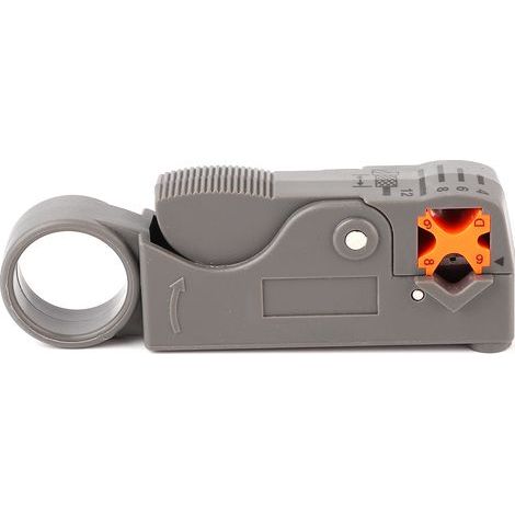 Mini Pince à Sertir Multifonctionnelle Portable, Couteau à Dénuder, Outil Professionnel de Dénudage de Câbles Coaxiaux, Coupe-fil et Outil de Sertissage. (1/5)