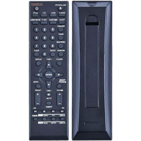 Télécommande - 1 Pièce - Télécommande AXD7671 - Compatible Systèmes Audio Pioneer X-CM31DAB - RF/IR - 433 MHz - 8 Canaux (1/4)