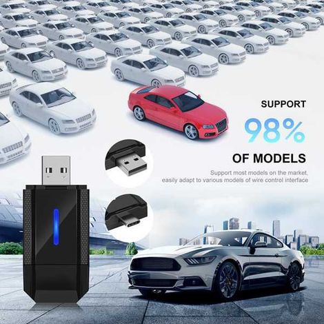 Wired CarPlay to wireless CarPlay module + wired and wireless Android Auto module (1/5)