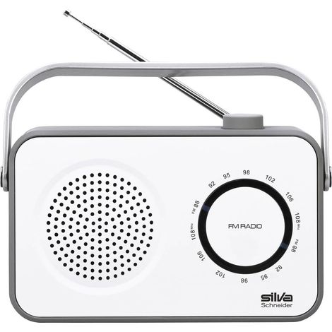 [NEUWERTIG] B-Ware Silva Schneider M295 Tr Tischradio Ukw Weiß Radio Audio Gerät Tagbares Gerät