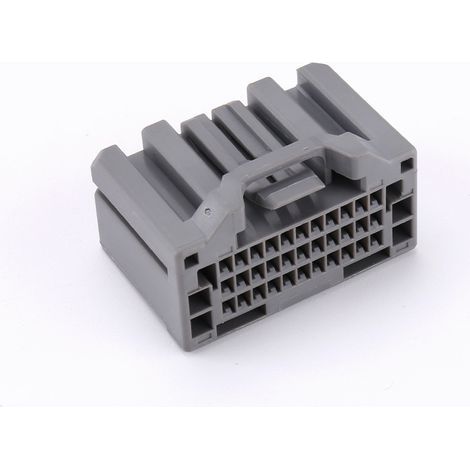 MX58037SFA, Kfz-/Luftfahrt-Elektronikstecker 37P-21, graues weibliches Gehäuse, für Honda Ambientebeleuchtung. (1/4)