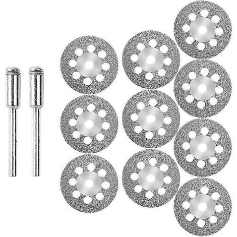 12 disques de coupe diamantés de 22 mm pour outil rotatif, meuleuse, disque de coupe pour carrelage ou métal (1/5)