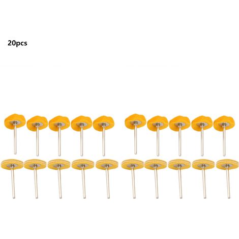 Ortviai Roues de polissage en cuir PU pour outils électriques – Lot de 20 pièces, diamètre 22 mm (1/5)