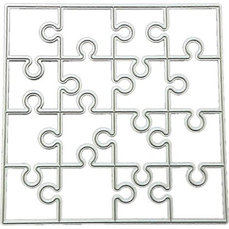Stanzformen für Puzzles, Scrapbooking, Kartenprägung, DIY-Fotoalbum-Vorlagen, Dekorationen und Bastelarbeiten