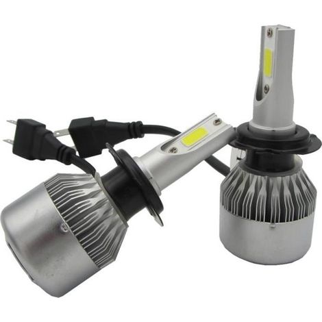 110W 26000LM H7 CREE LED Ampoule Voiture Feux Lampe Kit Phare Light Blanc 6000K (1/4)