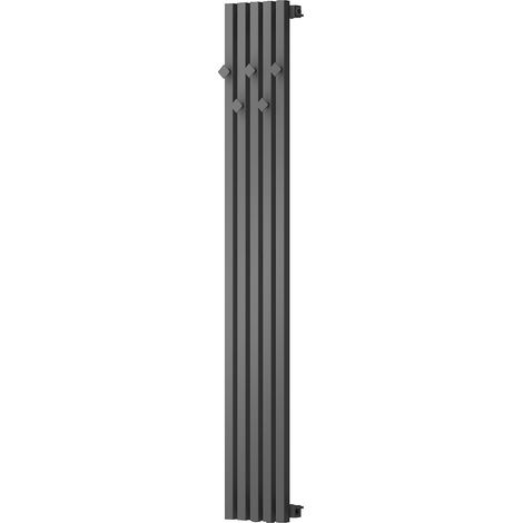 Mexen Flux radiatore decorativo da bagno 1500 x 240 mm, 450 W, antracite - W127-1500-240-00-66 (1/3)